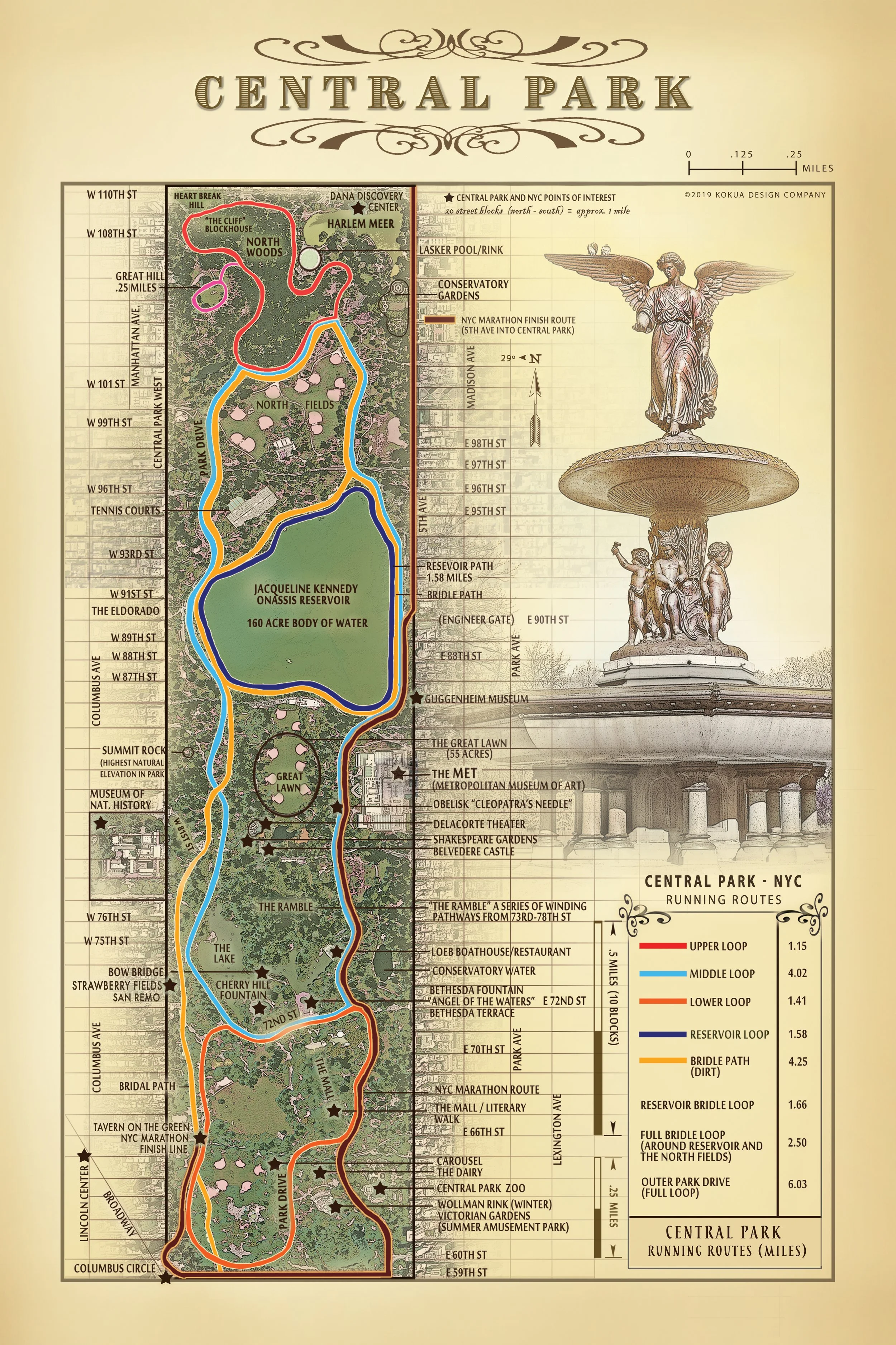 New York City — Shop — Kokua Design Company Cartography, Maps